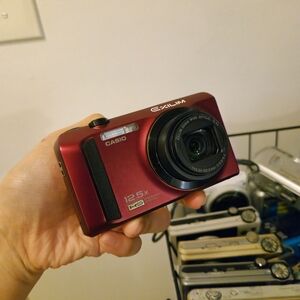 Casio Exilim Red Digital Camera